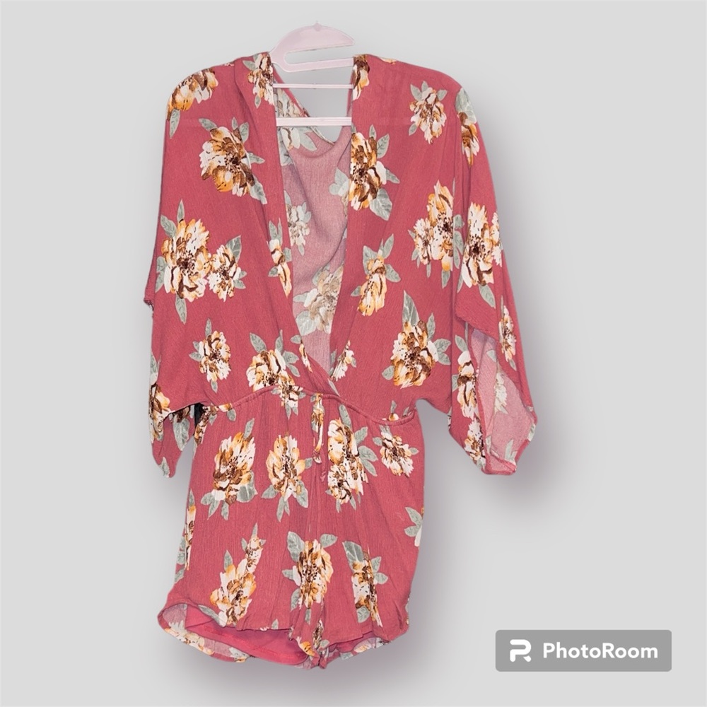 First Love Floral Romper